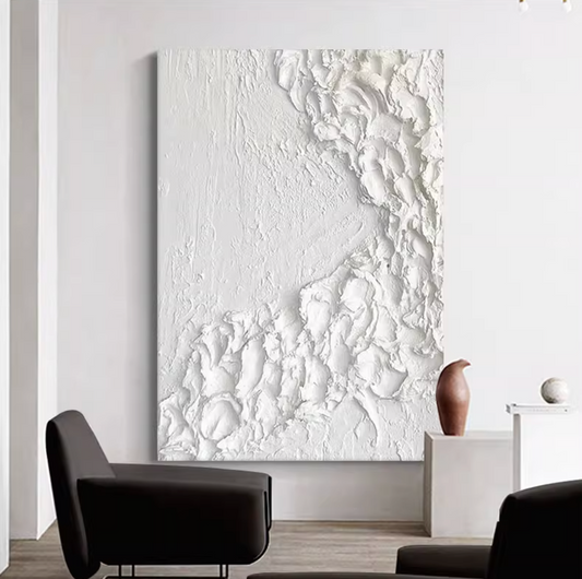 ペールホワイトウォールアート